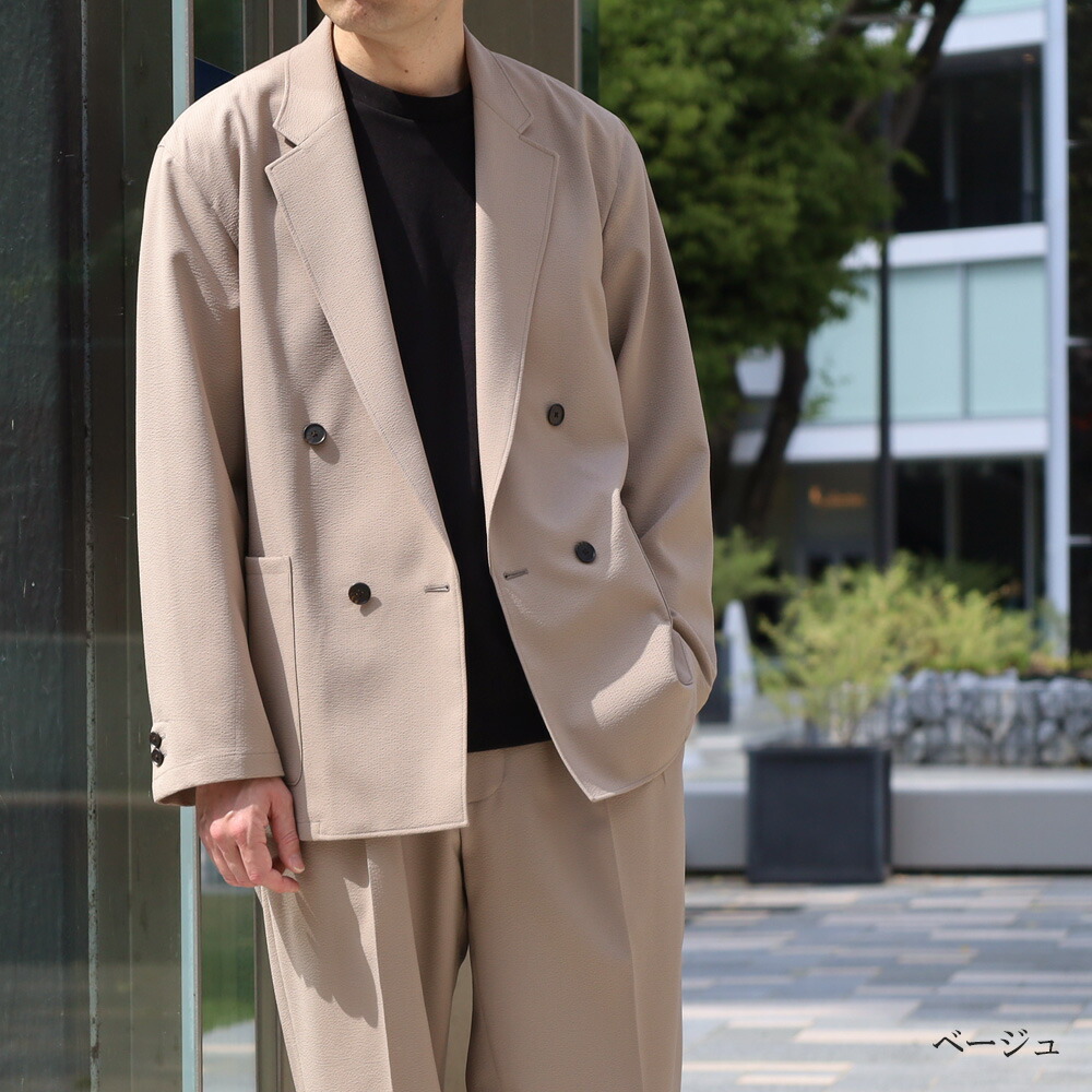 楽天市場】セットアップ メンズ ダブルブレスト シアサッカー 春 夏