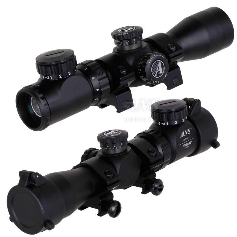 楽天市場】ANS Optical 2-6倍 可変ズーム 2-6x28EG ショート スコープ