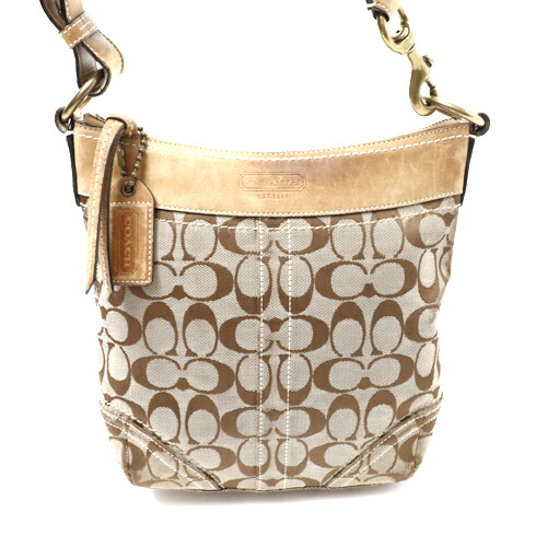 楽天市場】コーチ COACH ショルダーバッグ F10402 シグネチャー レザー