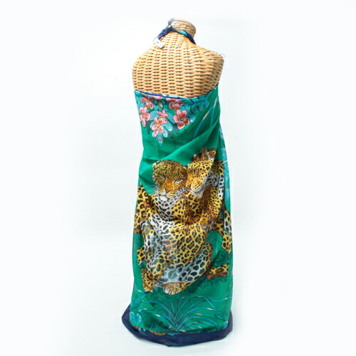 楽天市場】エルメス HERMES パレオ コットン 大判スカーフ トラ 虎柄