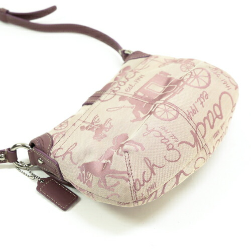 楽天市場】コーチ COACH ショルダーバッグ レザー キャンバス 馬車柄