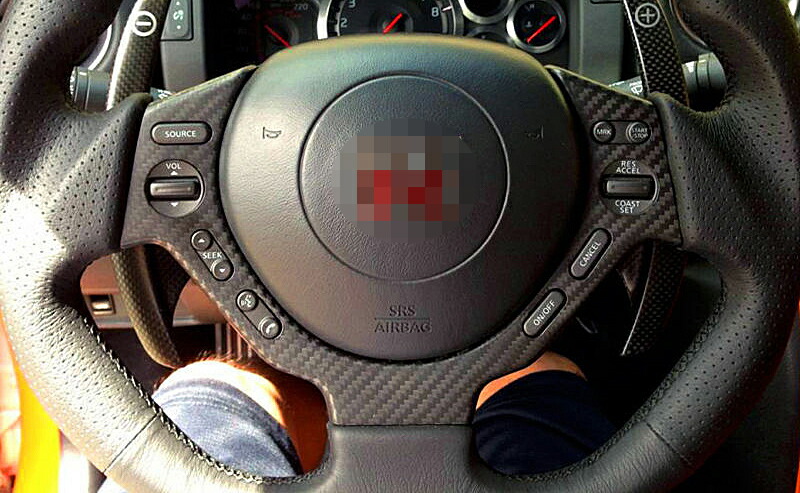 楽天市場】R35 GT-R用 カーボン製 パドルシフト 純正交換品 2008年