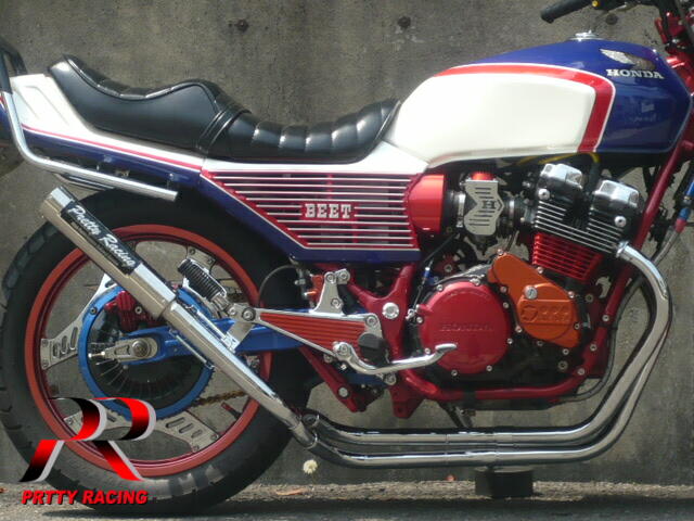 楽天市場】HONDA CBX400F/550F 分割式 42.7π (改タイプ2) PRETTY管