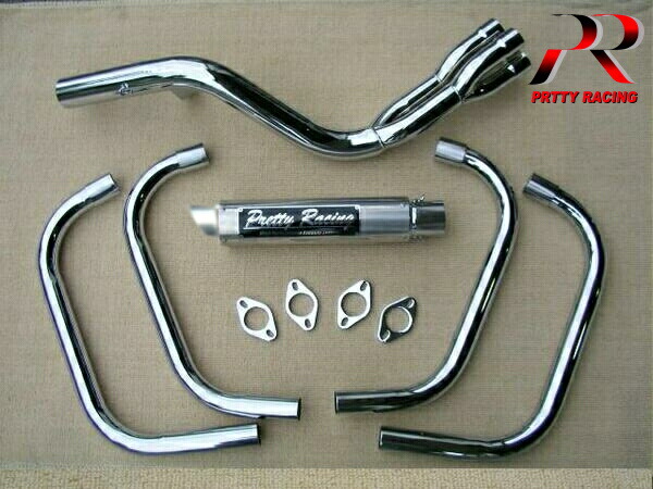 楽天市場】HONDA CBR400F 分割式 50.8π (流タイプ3) PRETTY管 マフラー