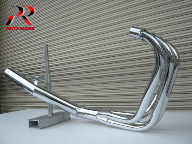 楽天市場】KAWASAKI GPZ400F ショート管 70π 新品 マフラー