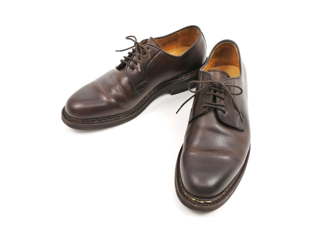 楽天市場】【中古】バーウィック BERWICK オイルドレザー プレーントゥ