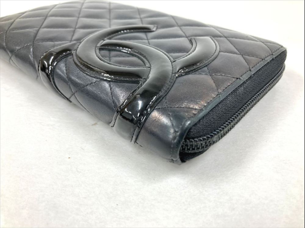 楽天市場】CHANEL シャネル カンボン 長財布 ZIP ラウンド長財布