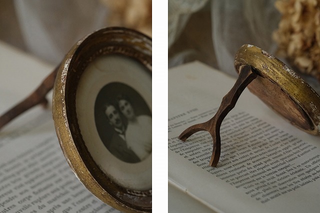 楽天市場】フランス アンティーク 枯れた風合いの小さなフォトフレーム