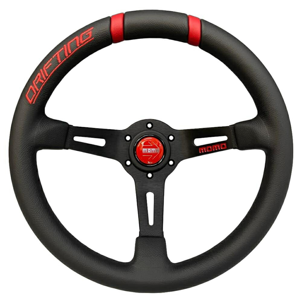 楽天市場】MOMO DRIFTING 33パイ レッド モモステアリング ド