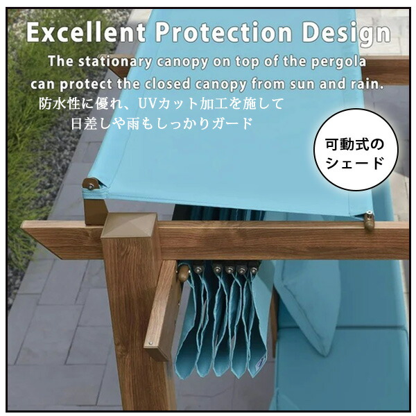 楽天市場】【在庫有り】PURPLE LEAF アウトドア パーゴラ 4×3m