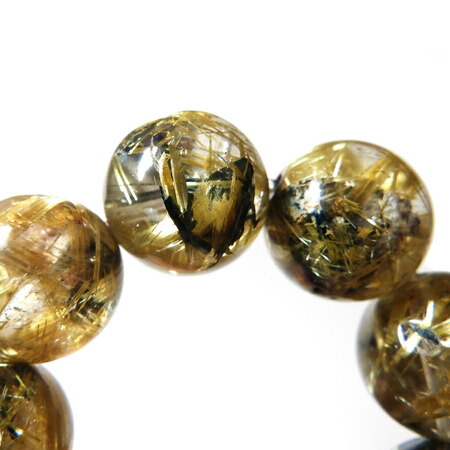 楽天市場】ヘマタイトルチルクォーツ ブレスレット 11mm玉×18個 内周