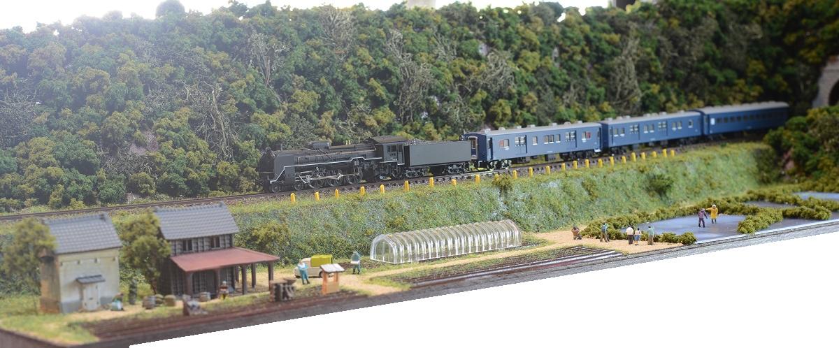 楽天市場】「送料込」鉄道模型ジオラマ展示台Nゲージ用 単線[90cm