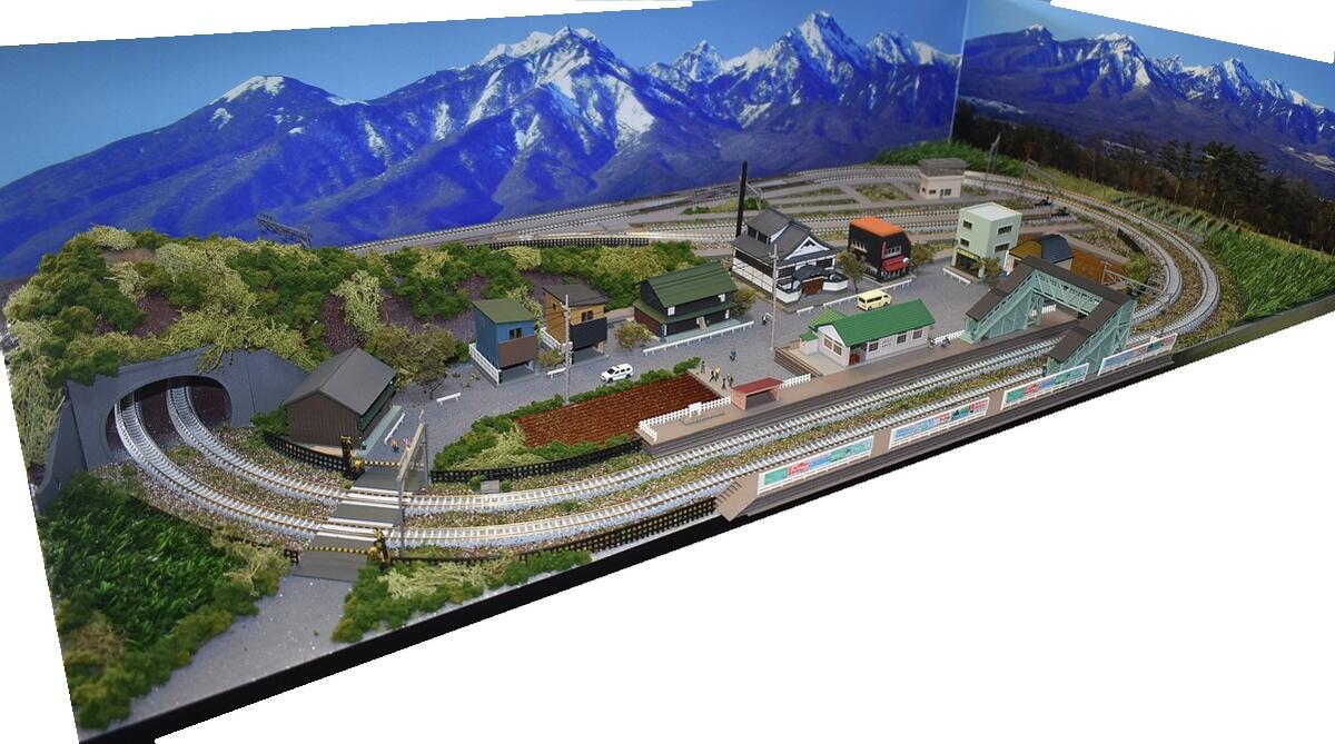 楽天市場】「送料無料」鉄道模型ジオラマレイアウトNゲージ用 複線