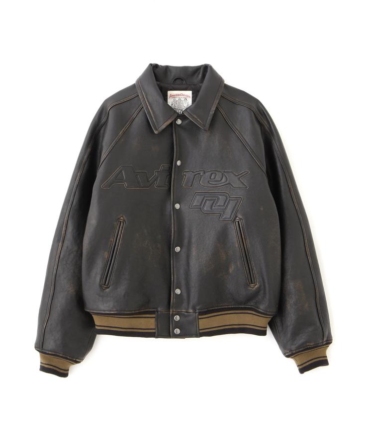 楽天市場】AVIREX 公式通販｜VARISTY LEATHER ”GOALERS” VINTAGE BLACK