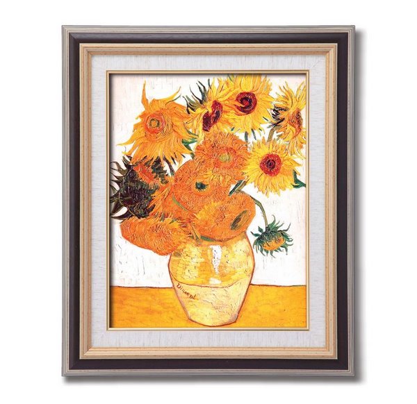楽天市場】【スーパーSALE10％OFF】絵画 ゴッホ ひまわり＜立体加工