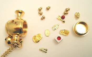 楽天市場】開運の小槌 節分過ぎたら！十福招金小槌ストラップ金の小槌