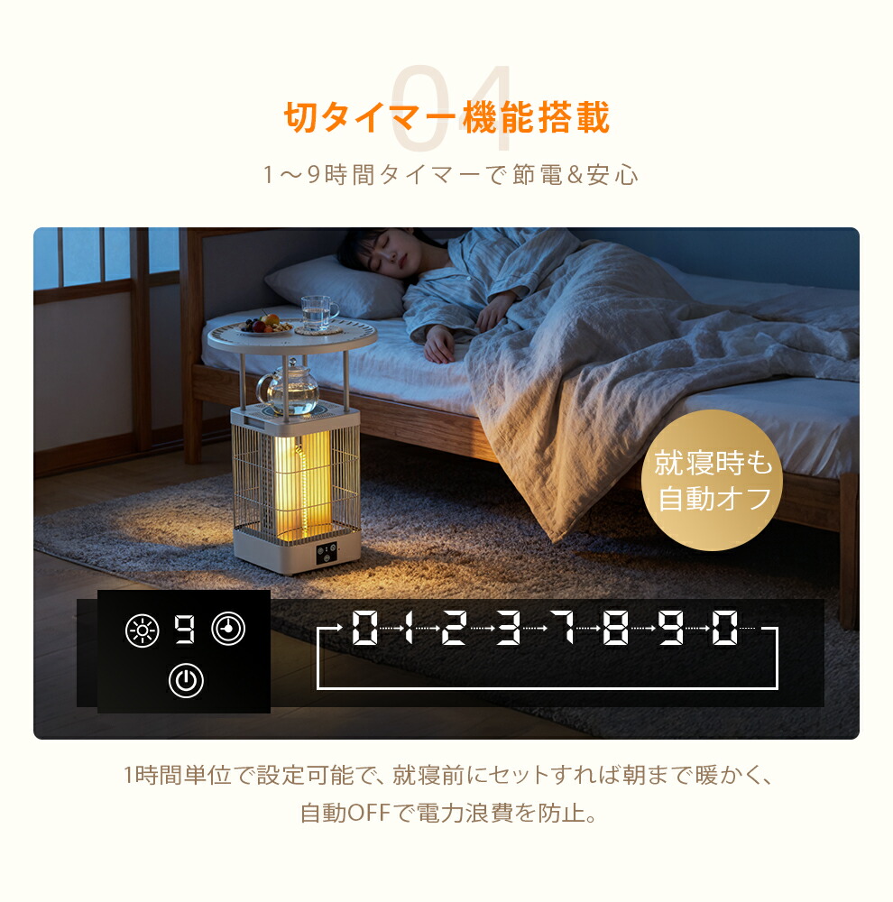 楽天市場】ヒーター 【360度立体発熱】 電気ストーブ 1秒速暖 テーブル