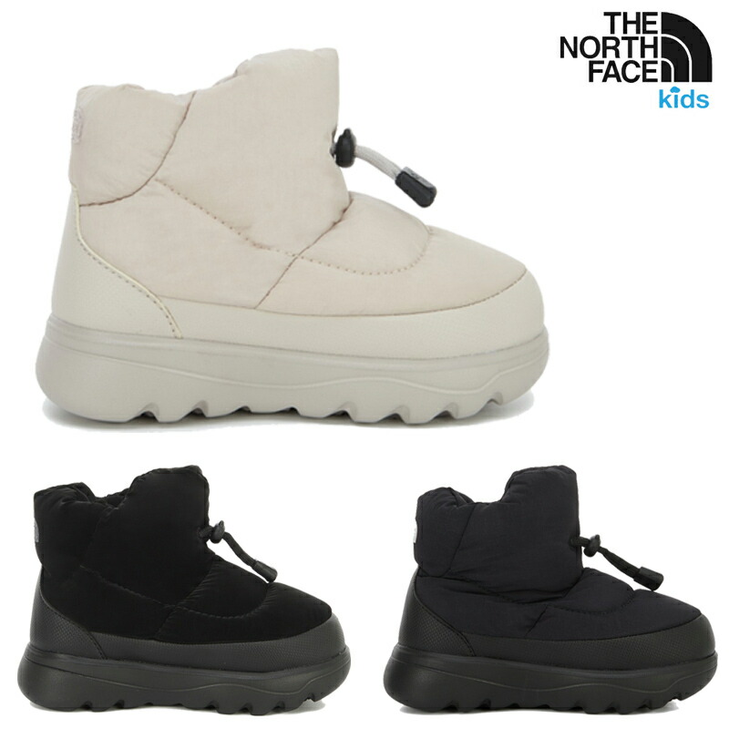 新品未使用★ノースフェイス 防寒ブーツ 冬コーデ 軽量 ショート丈 ブラック THE NORTH FACE（ザ ノースフェイス） ノースフェイス サーモボール