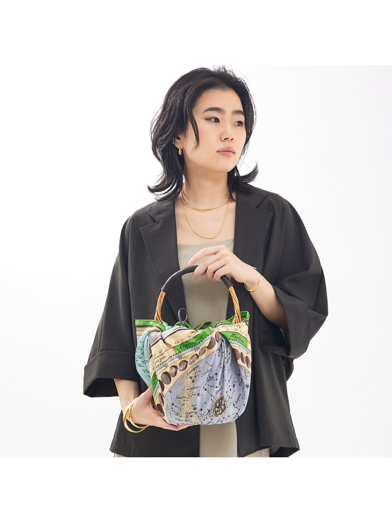 楽天市場】【manipuri/マニプリ】カゴバッグスカーフセット Rouge vif