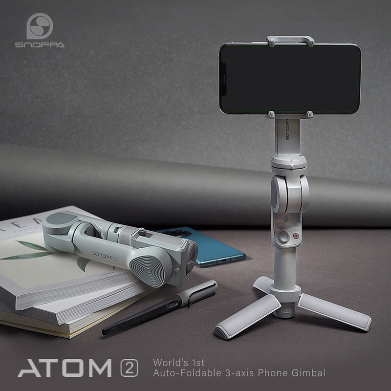 楽天市場】SNOPPA 3軸 スマホ用ジンバル ATOM2 [自動開閉式簡単撮影