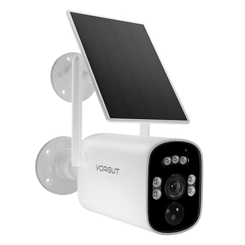 楽天市場】VORGUT 防犯カメラ 屋外 ソーラー ワイヤレス 監視カメラ