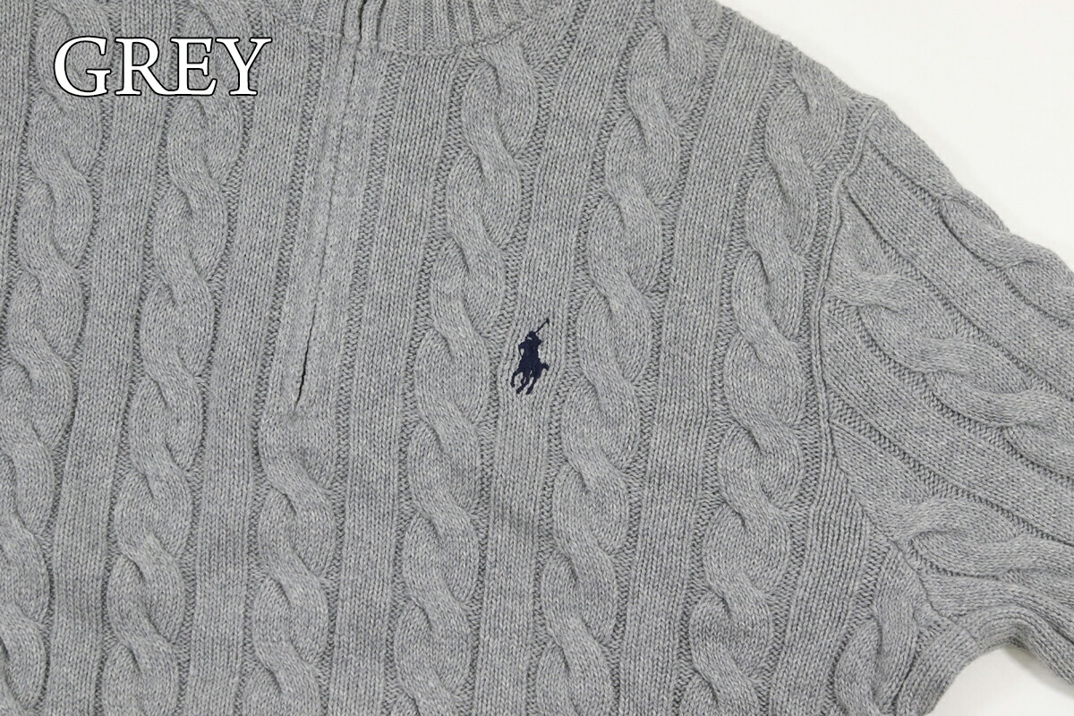 楽天市場】ポロ ラルフローレン メンズ コットン ハーフジップ