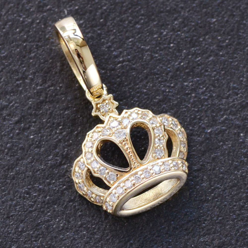 楽天市場】ペンダントトップ メンズ 18金 K18 18K ダイヤモンド