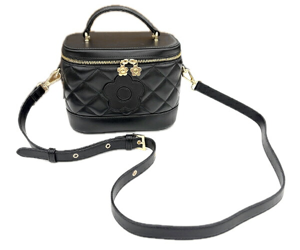 楽天市場】マリークワント デイジーパッチキルトバニティ 2WAY