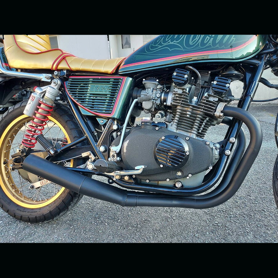 楽天市場】【TOP MODA】 GS400 塾長管 ブラック 旧車 マフラー