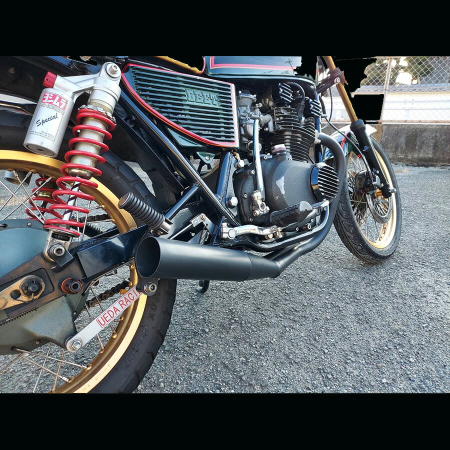 楽天市場】【TOP MODA】 GS400 塾長管 ブラック 旧車 マフラー