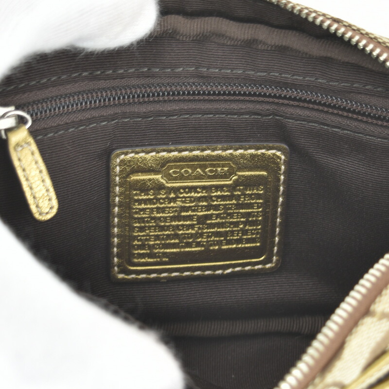 楽天市場】コーチ ウエストポーチ レディース シグネチャー ベージュ