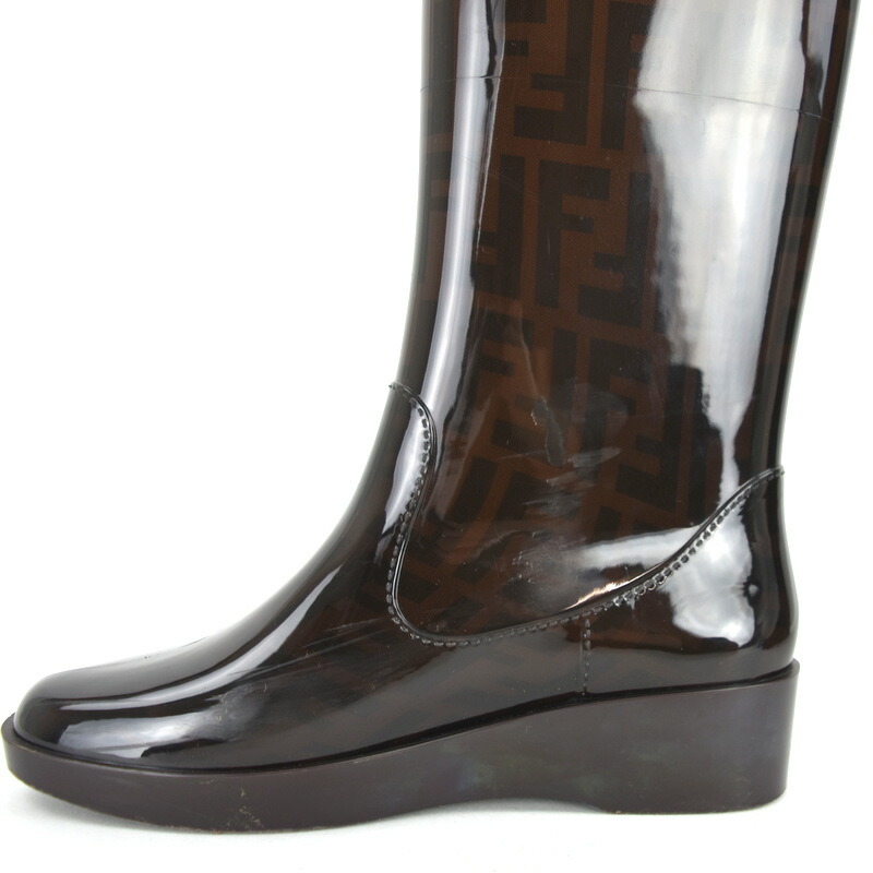 楽天市場】フェンディ レインブーツ レディース サイズ36 ズッカ