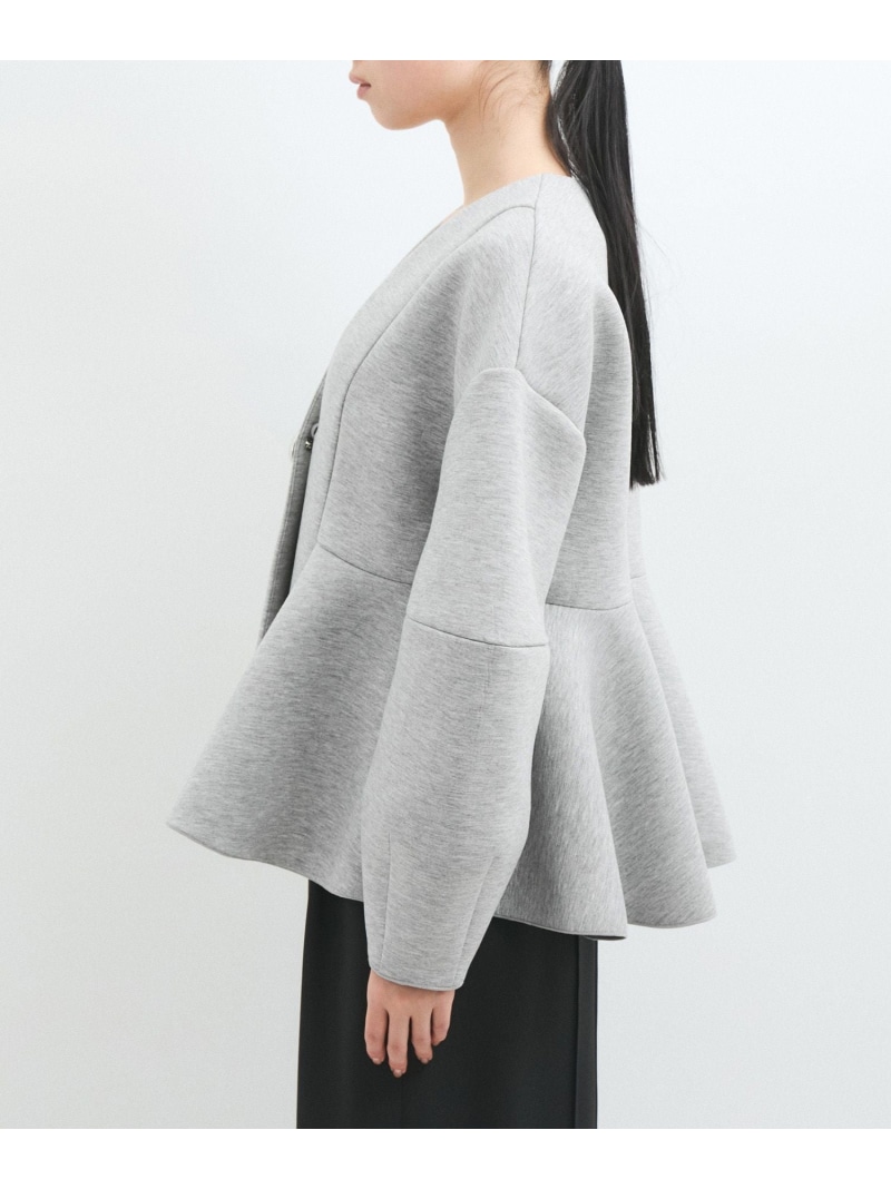 楽天市場】【洗える】エッグブローチ付きペプラムカーディガン ADAM ET