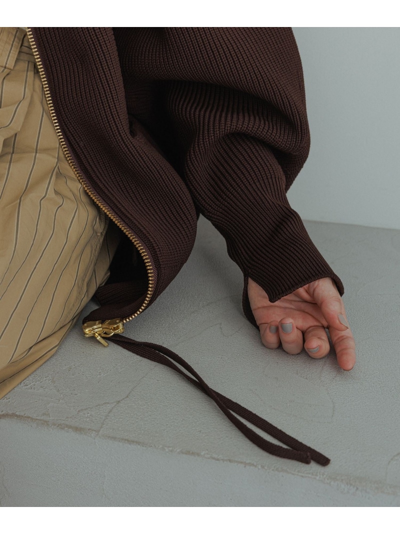 楽天市場】【WEB限定】・【サステナブル】ジップニットカーディガン