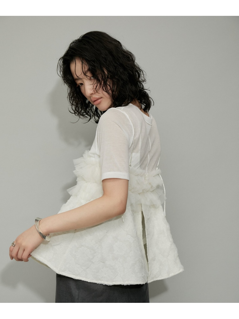 楽天市場】【SALE／30%OFF】【WEB限定・洗える】チュールフリル