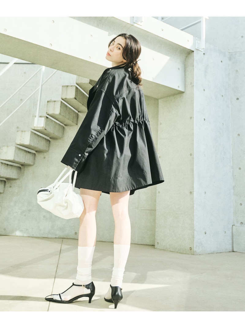 楽天市場】【WEB限定・環境配慮】スタンドカラーハーフモッズコート