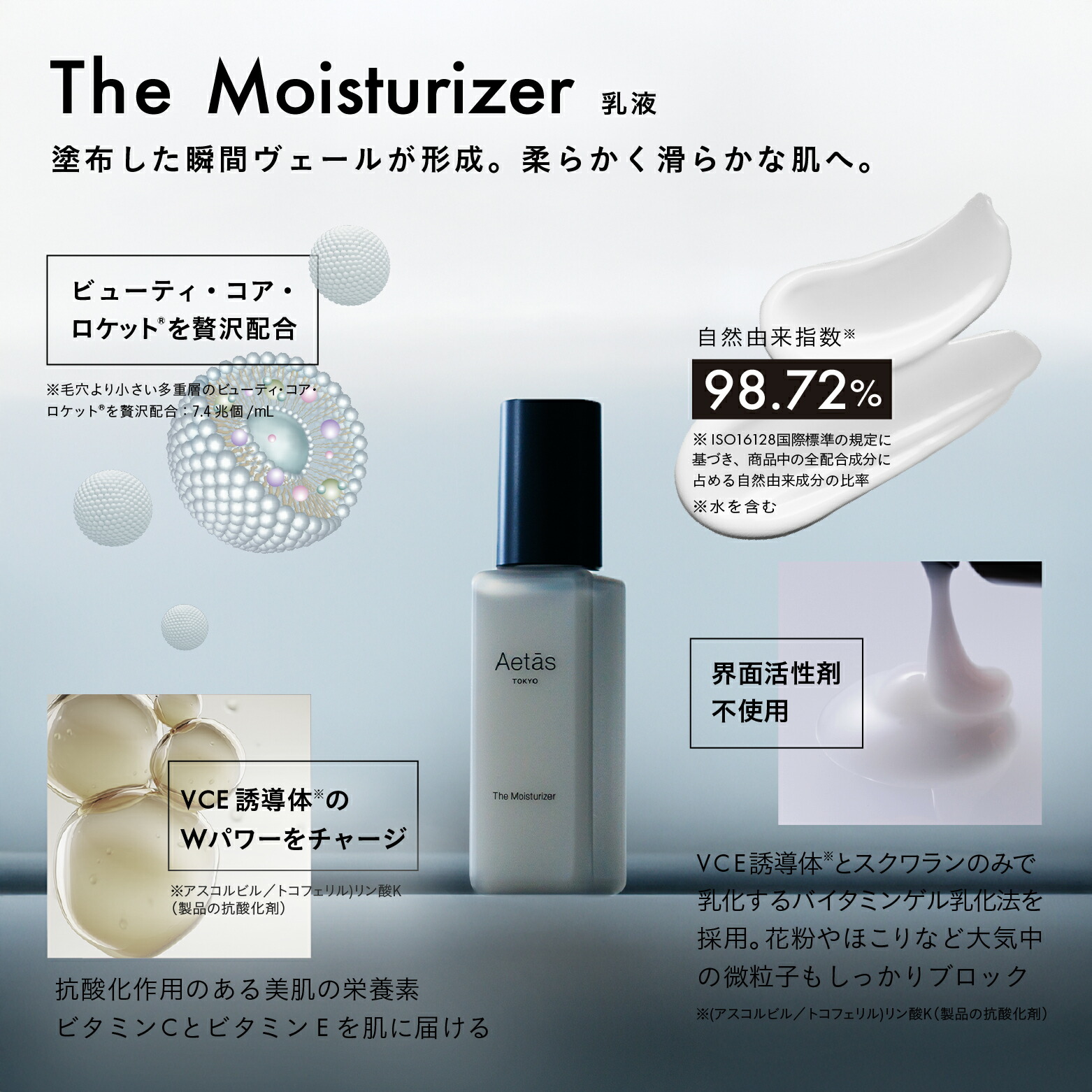 楽天市場】Aetās The Moisturizer 50mL [花粉などを寄せ付けない