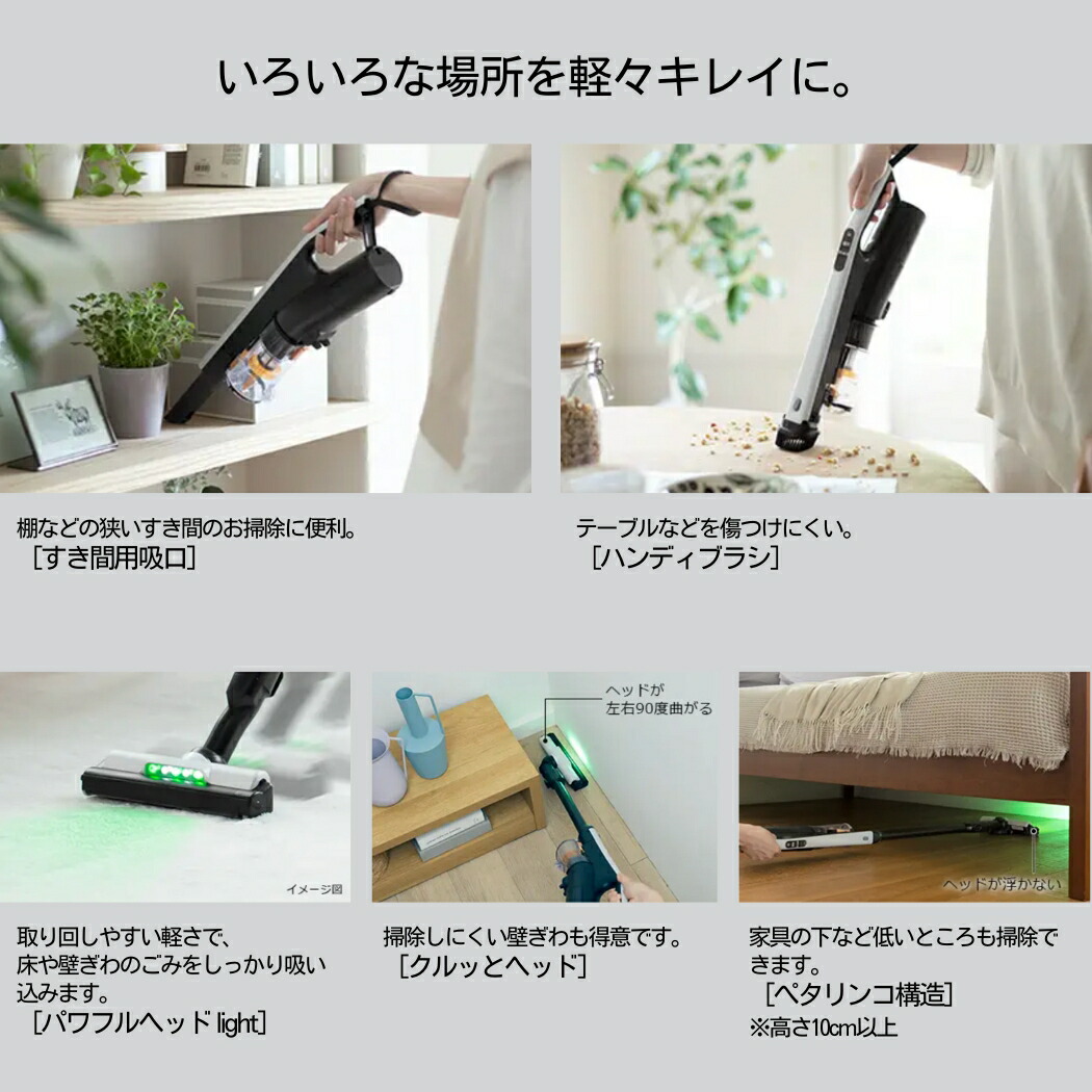 楽天市場】日立 掃除機 PV-BS1M-H すごかるスティックコードレス式