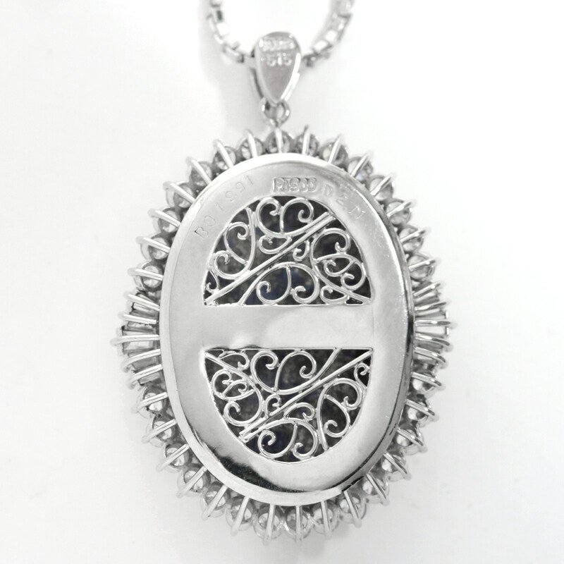 楽天市場】【ｾｰﾙ】ブラックオパール 19.91ct ネックレス PT850/PT900