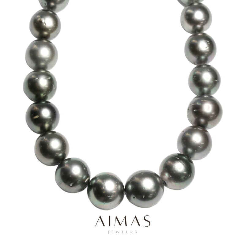 楽天市場】【ｾｰﾙ】黒蝶真珠 約16.2-13.3mm ネックレス SV925 シルバー