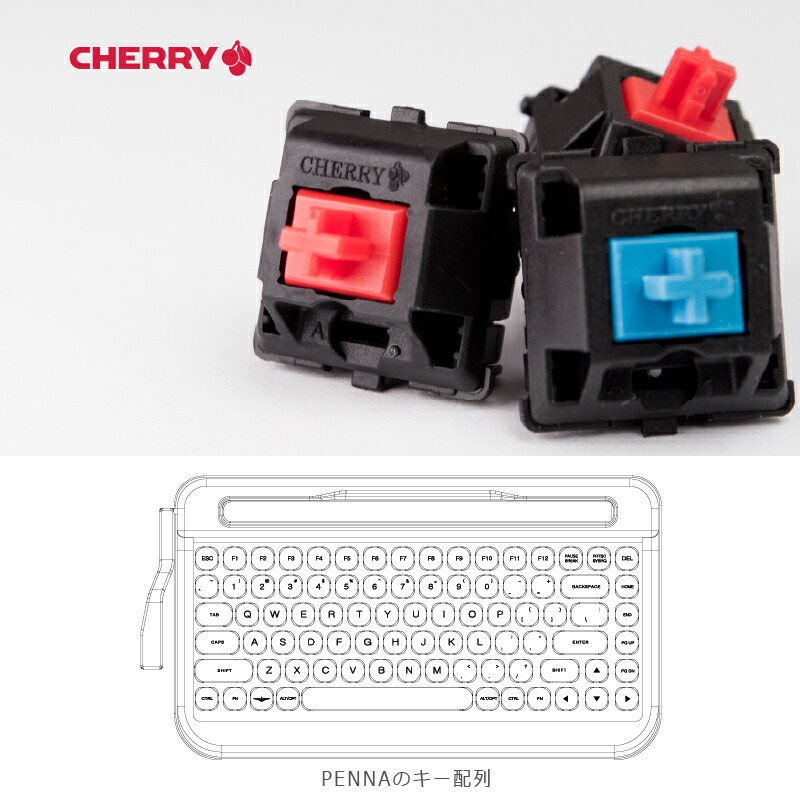 楽天市場】タイプライター風レトロキーボードPENNA-ペナ- おうち時間