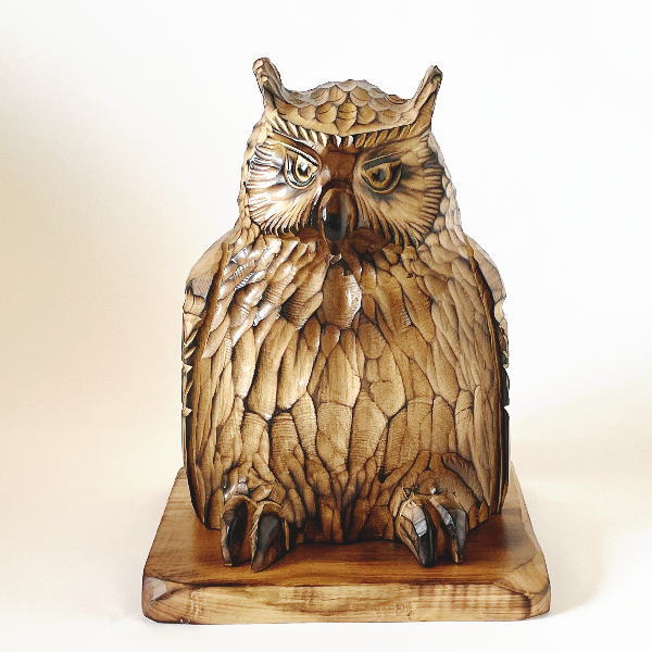 楽天市場】 木彫りふくろう : 阿寒湖 きりり