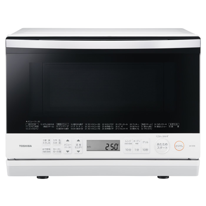 楽天市場】東芝 オーブンレンジ 石窯ドーム 角皿式スチーム 26L ER