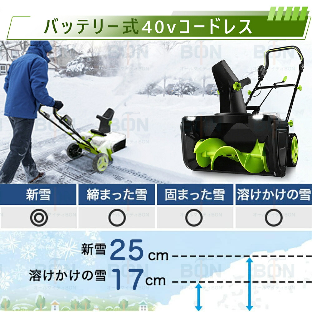 楽天市場】2025年改良版 除雪機 充電式 電動除雪機 小型 バッテリー式