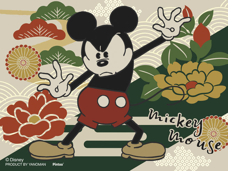 楽天市場】ジグソーパズル Mickey Mouse/牡丹（ぼたん）(ミッキー
