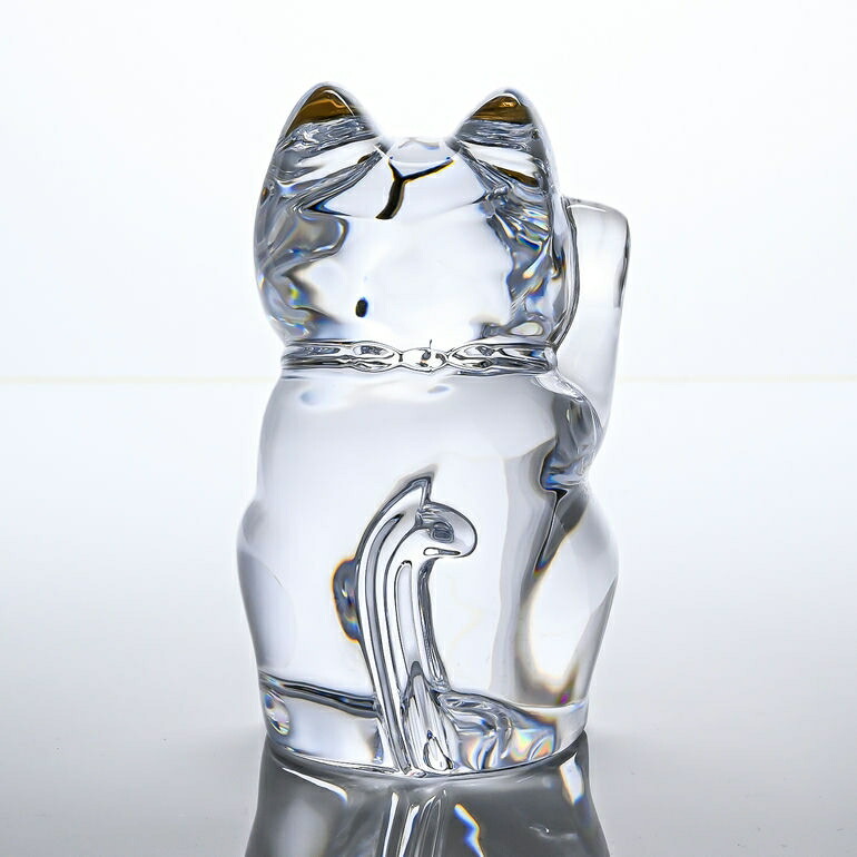 楽天市場】【名入れ可有料】バカラ Baccarat 招き猫 フィギュア