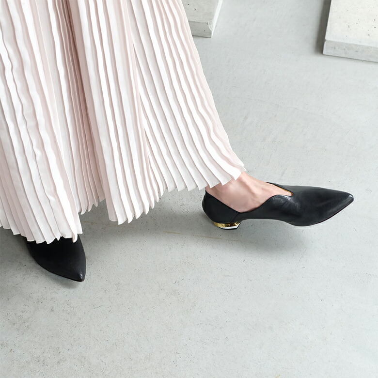 楽天市場】MANA マナ スリッポン ふかふかバブーシュ本革 ポインテッド