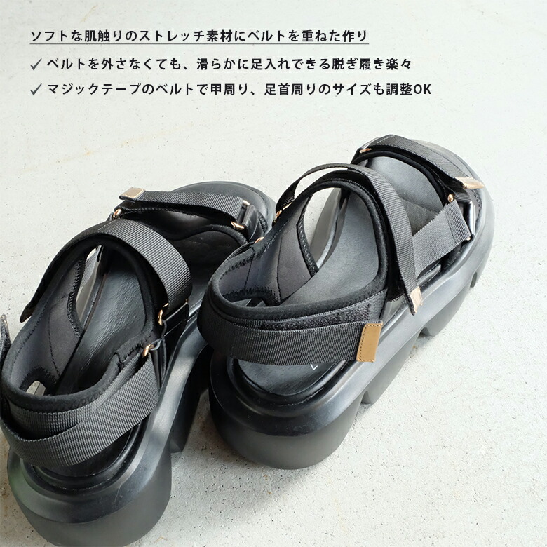 楽天市場】MANA マナ レディース サンダル 厚底 スポーツサンダル