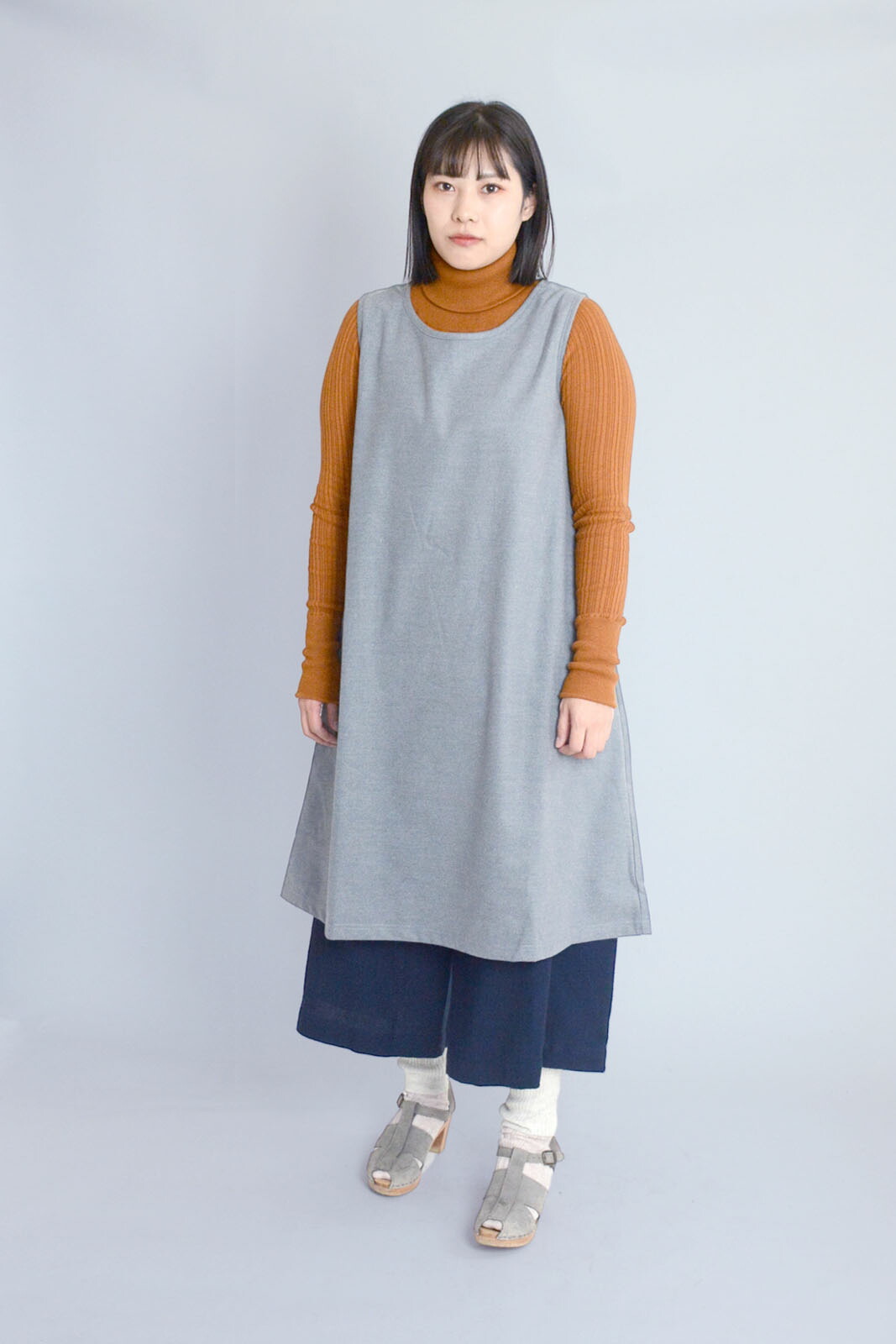 楽天市場】起毛ノースリーブワンピース ワンピース ナチュラル