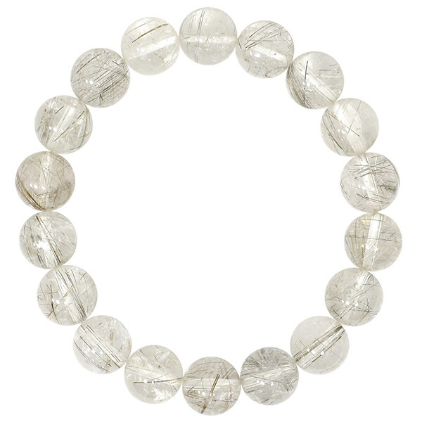 楽天市場】11.5mm 19cm シルバールチルクォーツ ブレスレット メンズL